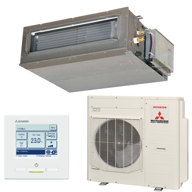 Mitsubishi Heavy Industires FDUM100VH + FDC100VNX-W Ducted Hyper Inverter