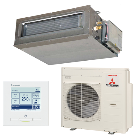 Mitsubishi Heavy Industires FDUM140VH + FDC140VSX-W Ducted Mediaum Static Pressure Hyper Inverter 3-phase