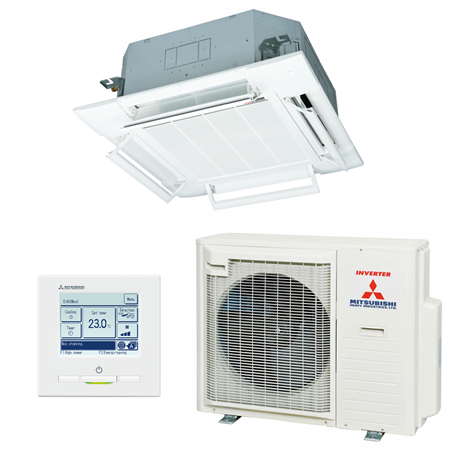 Mitsubishi Heavy Industires FDT100VH + FDC100VNX-W Cassette 950x950 Hyper Inverter 1-phase