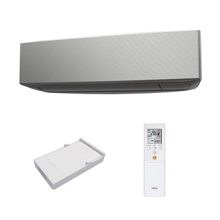 Fujitsu ASYG14KETF-B Silver Beauty Design WiFi Series 