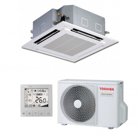Toshiba RAV-HM901UTP-E + RAV-GM902ATW-E Cassette Daytona 900x900 Digital Inverter