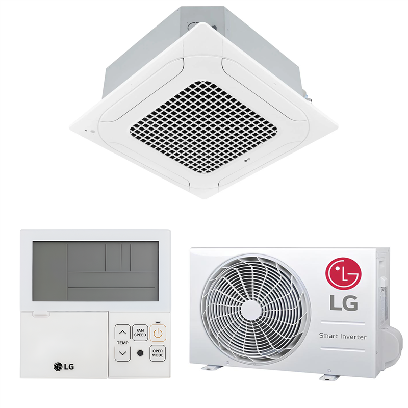 LG CT24F.NB0 + UUB1.U20 Compact 4-Way Cassette