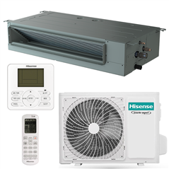 Hisense ADT26UX4RBL4 + AUW26U4RR4 Ducted 1-phase