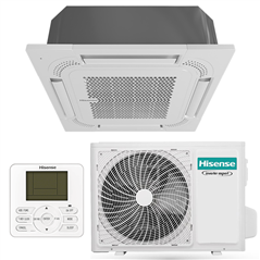 Hisense ACT35UR4RCC8 + AUW35U4RS8 Cassette Turbo Inverter