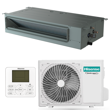 Hisense ADT26UX4RBL4 + AUW26U4RR4 Ducted 1-phase