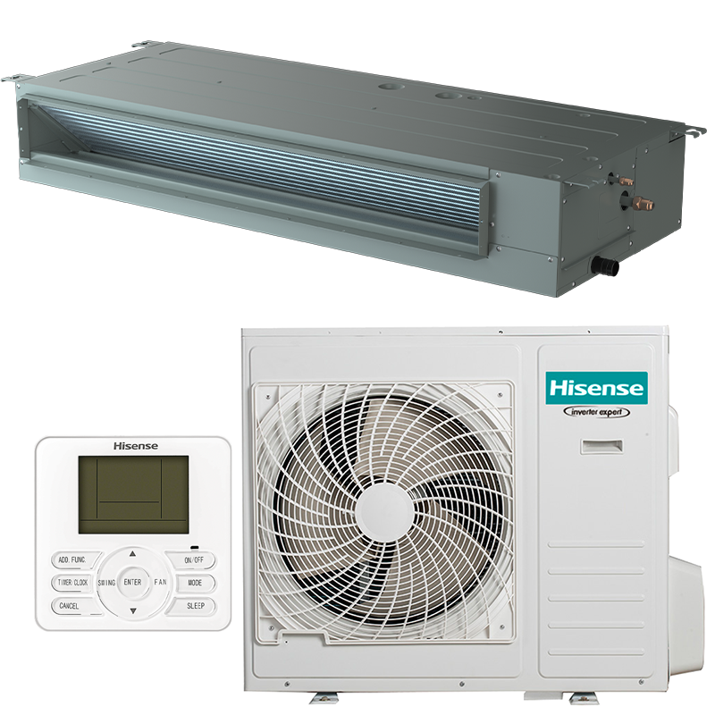 Hisense AUD60UX4RFM8 + AUW60U4RK8 Gainable Turbo Inverter Moyenne Pression