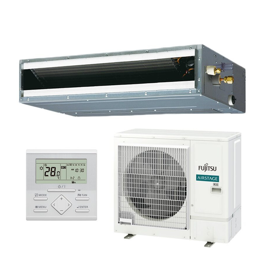Fujitsu ARXG18KLLAP + AOEG18KBTB Ducted Slim Standard