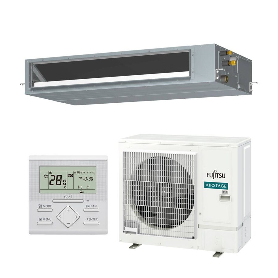 Fujitsu ARXH30KMTAP + AOEG30KBTB Ducted High Efficiency Comfort