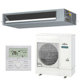 Fujitsu ARXH54KMTAP + AOEG54KRTA Gainable Moyenne Pression Triphasé Airstage