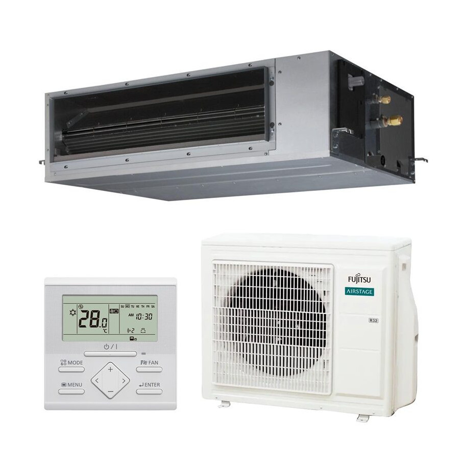 Fujitsu ARXG24KHTAP + AOEG24KBTB Ducted Compact Standard