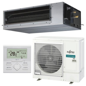 Fujitsu ARXG30KHTAP + AOEG30KBTB Gainable Moyenne Pression Compact Airstage