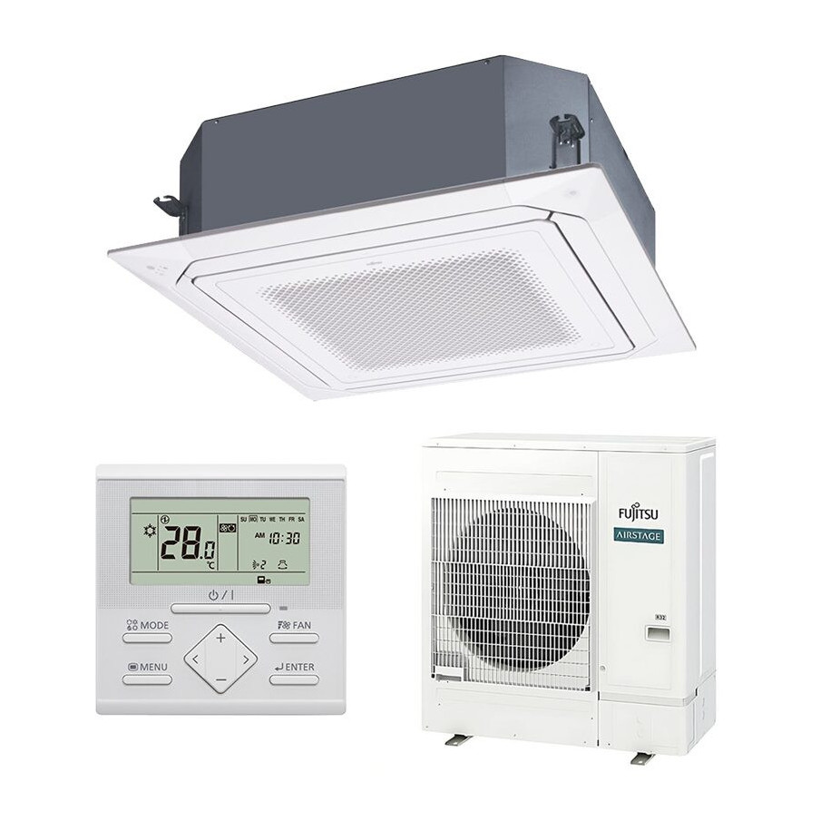 Fujitsu AUXG45KRLB + AOEG45KRTA Cassette Flux Circulaire Triphasé Airstage