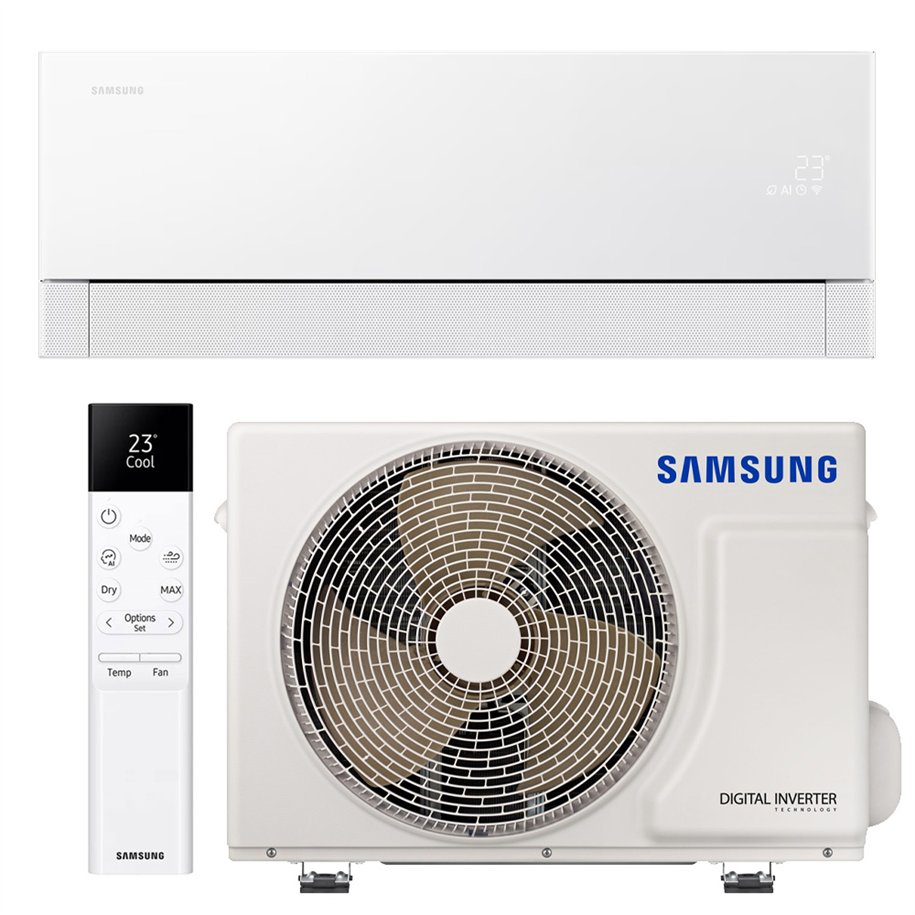 Wall Mounted Air Conditioner Samsung WindFree Permière AR70H24C1AWNEU + AR70H24C1AWXEU White