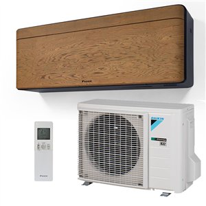 Climatiseur Mural Daikin Stylish FTXA50DY + RXA50B8 Onecta Wifi Bois Foncé
