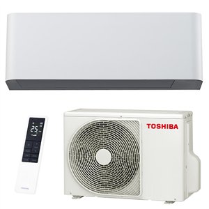 Climatiseur Mural Toshiba Shorai Curve RAS-B18P2KVSG-E + RAS-18P2AVSG-E Blanc Home AC Control Wifi