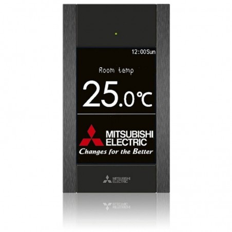 Mitsubishi PAR-CT01MAA-PB Wired Bluetooth Touch Remote Control Black