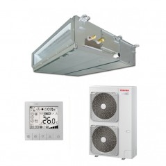 Toshiba RAV-HM1601BTP-E + RAV-GM1601AT8P-E Gainable SPA Digital Inverter Triphasé